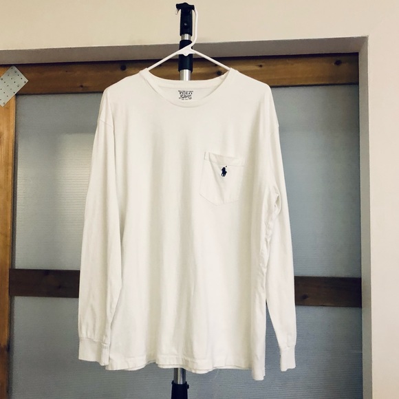 Polo Ralph Lauren Other - POLO RALPH LAUREN White Long Sleeve T-Shirt / Sz L